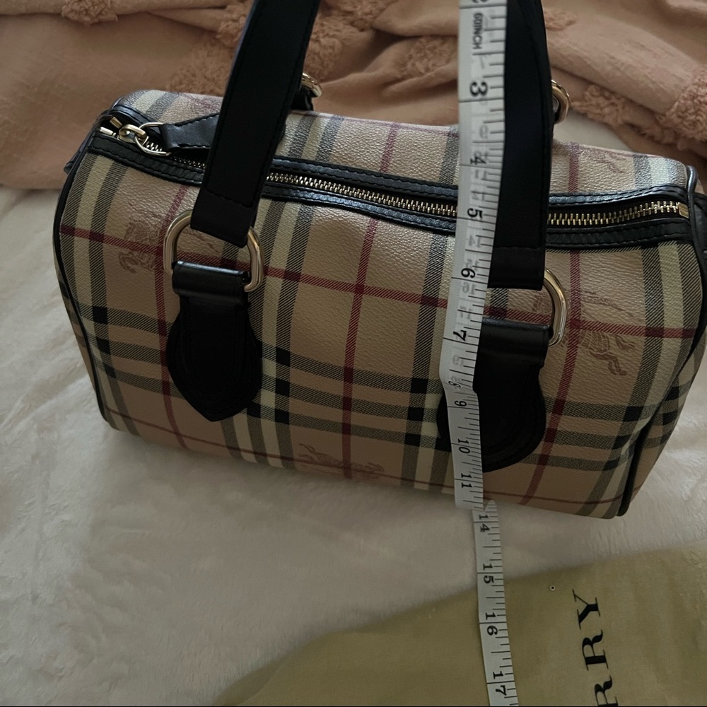 Authentic Burberry haymarket satchel